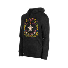 Houston Astros New Era Women's Día de Muertos Mineral Wash Hoodie Sweatshirt - MLB Hoodies