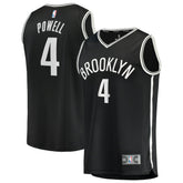 Black Drake Powell Brooklyn Nets Fast Break Replica Jersey | NBA