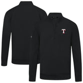 Texas Rangers Levelwear Upright Insignia Tri-Blend Quarter-Zip Pullover - MLB Pullover