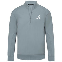Atlanta Braves Levelwear Upright Insignia Tri-Blend Quarter-Zip Pullover - MLB Pullover
