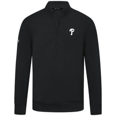 Philadelphia Phillies Levelwear Upright Insignia Tri-Blend Quarter-Zip Pullover - MLB Pullover
