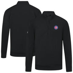 Chicago Cubs Levelwear Upright Insignia Tri-Blend Quarter-Zip Pullover - MLB Pullover