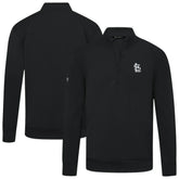 St. Louis Cardinals Levelwear Upright Insignia Tri-Blend Quarter-Zip Pullover - MLB Pullover