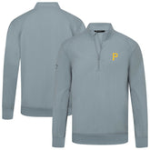 Pittsburgh Pirates Levelwear Upright Insignia Tri-Blend Quarter-Zip Pullover - MLB Pullover