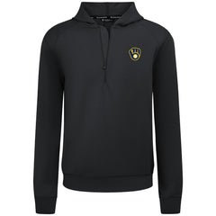 Milwaukee Brewers Levelwear Technic Insignia Quarter-Zip Hoodie - MLB Hoodies