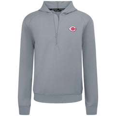 Cincinnati Reds Levelwear Technic Insignia Quarter-Zip Hoodie - MLB Hoodies