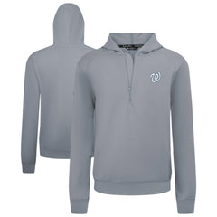 Washington Nationals Levelwear Technic Insignia Quarter-Zip Hoodie - MLB Hoodies