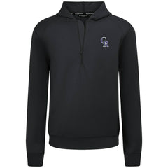Colorado Rockies Levelwear Technic Insignia Quarter-Zip Hoodie - MLB Hoodies