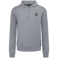 San Diego Padres Levelwear Technic Insignia Quarter-Zip Hoodie - MLB Hoodies
