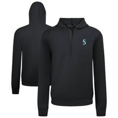 Seattle Mariners Levelwear Technic Insignia Quarter-Zip Hoodie - MLB Hoodies