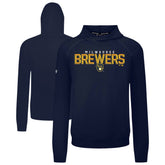 Milwaukee Brewers Levelwear Mandate Carve Tri-Blend Hoodie - MLB Hoodies