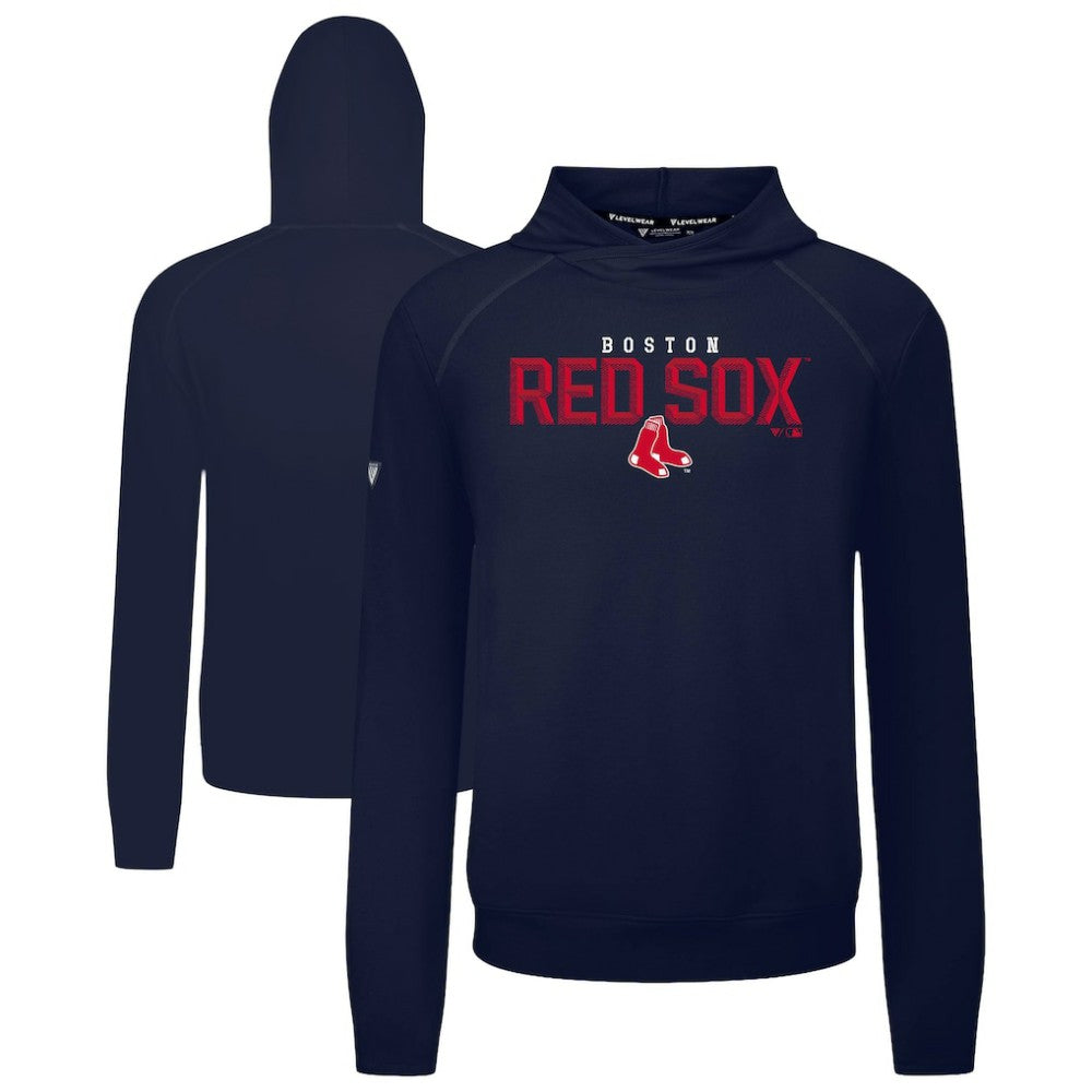 Boston Red Sox Levelwear Mandate Carve Tri-Blend Hoodie - MLB Hoodies