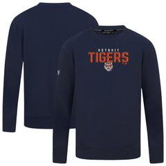 Detroit Tigers Levelwear Mandate Carve Tri-Blend Sweatshirt - MLB Sweatshirts