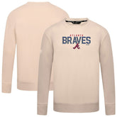 Atlanta Braves Levelwear Mandate Carve Tri-Blend Sweatshirt - MLB Sweatshirts