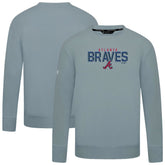 Atlanta Braves Levelwear Mandate Carve Tri-Blend Sweatshirt - MLB Sweatshirts