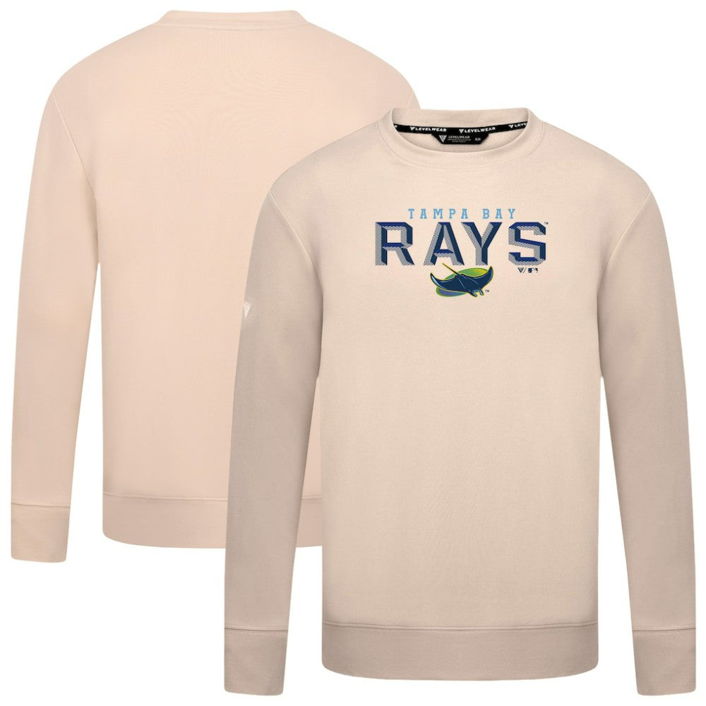 Tampa Bay Rays Levelwear Mandate Carve Tri-Blend Sweatshirt - MLB Sweatshirts