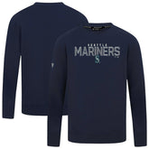 Seattle Mariners Levelwear Mandate Carve Tri-Blend Sweatshirt - MLB Sweatshirts