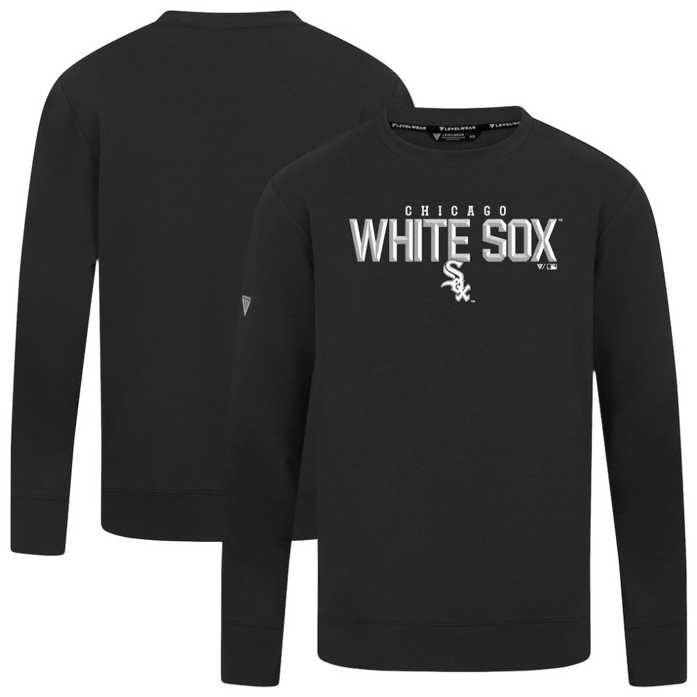 Chicago White Sox Levelwear Mandate Carve Tri-Blend Sweatshirt - MLB Sweatshirts