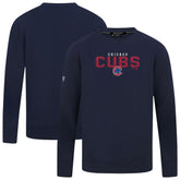 Chicago Cubs Levelwear Mandate Carve Tri-Blend Sweatshirt - MLB Sweatshirts