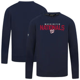 Washington Nationals Levelwear Mandate Carve Tri-Blend Sweatshirt - MLB Sweatshirts