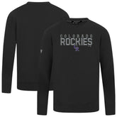 Colorado Rockies Levelwear Mandate Carve Tri-Blend Sweatshirt - MLB Sweatshirts