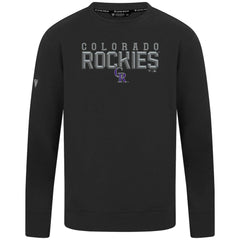 Colorado Rockies Levelwear Mandate Carve Tri-Blend Sweatshirt - MLB Sweatshirts