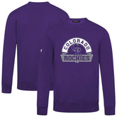 Colorado Rockies Levelwear Zane Banner Arch Sweatshirt - MLB Sweatshirts
