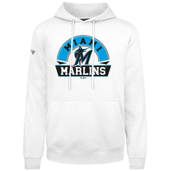 Miami Marlins Levelwear Podium Banner Arch Hoodie - MLB Hoodies
