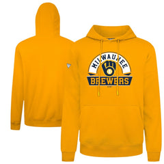 Milwaukee Brewers Levelwear Podium Banner Arch Hoodie - MLB Hoodies