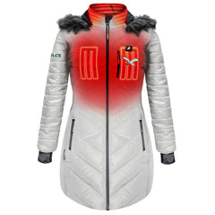 Philadelphia Eagles ActionHeat Women's 5V Battery Heated Long Puffer Full-Zip Hoodie Jacket | NFL Sale