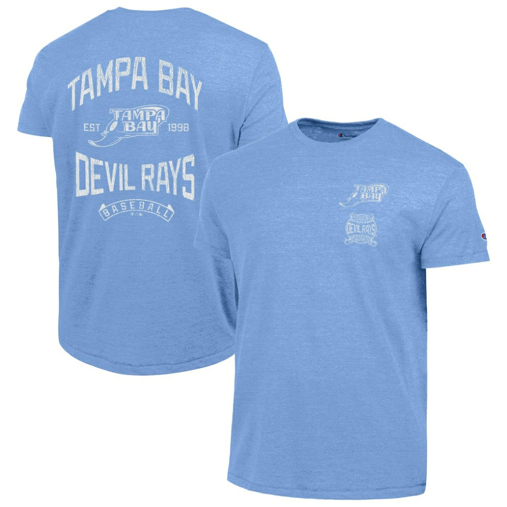 Tampa Bay Rays Champion Vintage 3-Hit Tri-Blend T-Shirt - MLB T-shirts