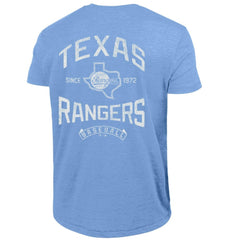 Texas Rangers Champion Vintage 3-Hit Tri-Blend T-Shirt - MLB T-shirts