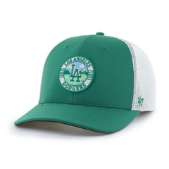 Los Angeles Dodgers '47 Elevated Greens Adjustable Trucker Hat - MLB Hats