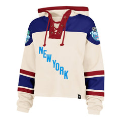 New York Rangers '47 Women's 2026 NHL Winter Classic Cropped Superior Lacer Hoodie - NHL Hoodies