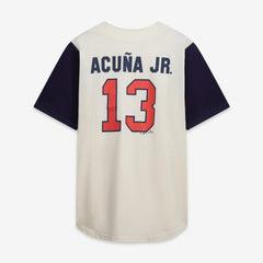 Atlanta Braves Profile Big & Tall Two-Color Fashion Jersey - MLB Jerseys