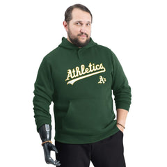 Athletics G-III Sports by Carl Banks Adaptive Lockup Fleece Hoodie - MLB Hoodies