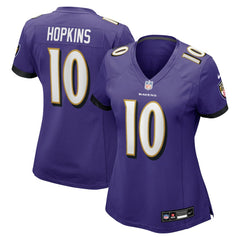 Baltimore Ravens DeAndre Hopkins Women's Team Game Jersey | NFL Near me