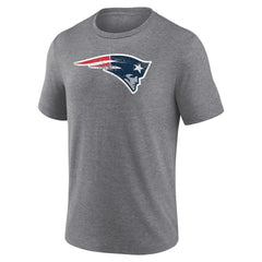 New England Patriots Heritage Custom Name & Number Tri-Blend T-Shirt | NFL New