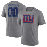 New York Giants Heritage Custom Name & Number Tri-Blend T-Shirt | NFL Online