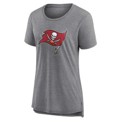 Tampa Bay Buccaneers Women's Heritage Custom Name & Number Tri-Blend T-Shirt | NFL Hot