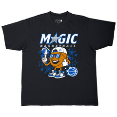 Black Orlando Magic Unisex Oversized Cool Guy Urban Essentials T-Shirt | NBA