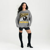 Pittsburgh Steelers Gameday Couture Women's Oversized Sweet Victory Corded Sweatshirt | NFL On sale