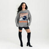 Denver Broncos Gameday Couture Women's Oversized Sweet Victory Corded Sweatshirt | NFL Hot