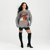 Cincinnati Bengals Gameday Couture Women's Oversized Sweet Victory Corded Sweatshirt | NFL Online