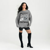 Las Vegas Raiders Gameday Couture Women's Oversized Sweet Victory Corded Sweatshirt | NFL Online