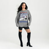Buffalo Bills Gameday Couture Women's Oversized Sweet Victory Corded Sweatshirt | NFL Outlet