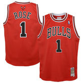 Red Derrick Rose Chicago Bulls Youth 2008/09 Hardwood Classics Swingman Jersey sale | NBA