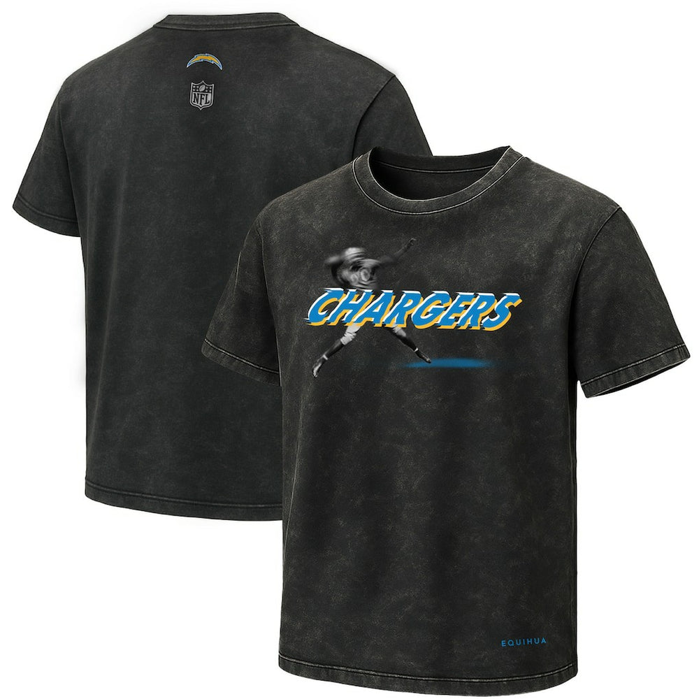 Los Angeles Chargers EQUIHUA Retro T-Shirt | NFL Hot