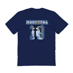 Diego Maradona Argentina National Team Vive La Fete Name & Number T-Shirt