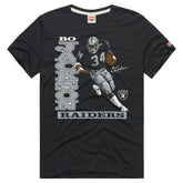 Las Vegas Raiders Bo Jackson Homage Unisex Retired Player Classic Caricature T-Shirt | NFL Hot